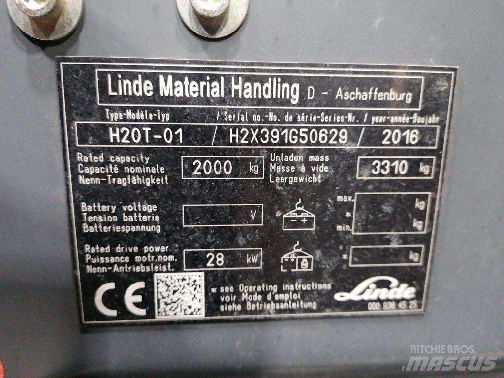 Linde H20T-01 Carretillas LPG