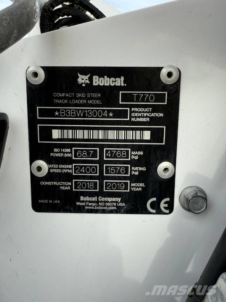 Bobcat T 770 Cargadoras sobre orugas