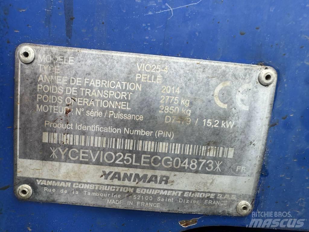 Yanmar Vio 25-4 Mini excavadoras < 7t