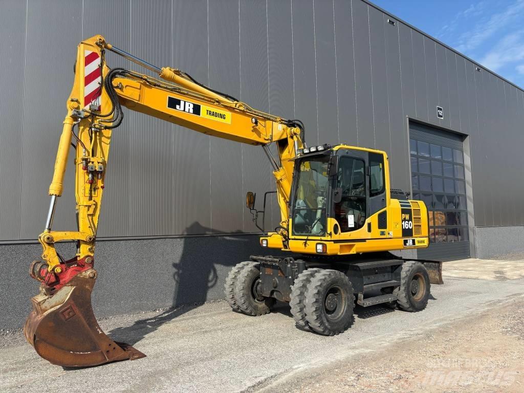 Komatsu PW 160 Excavadoras de ruedas