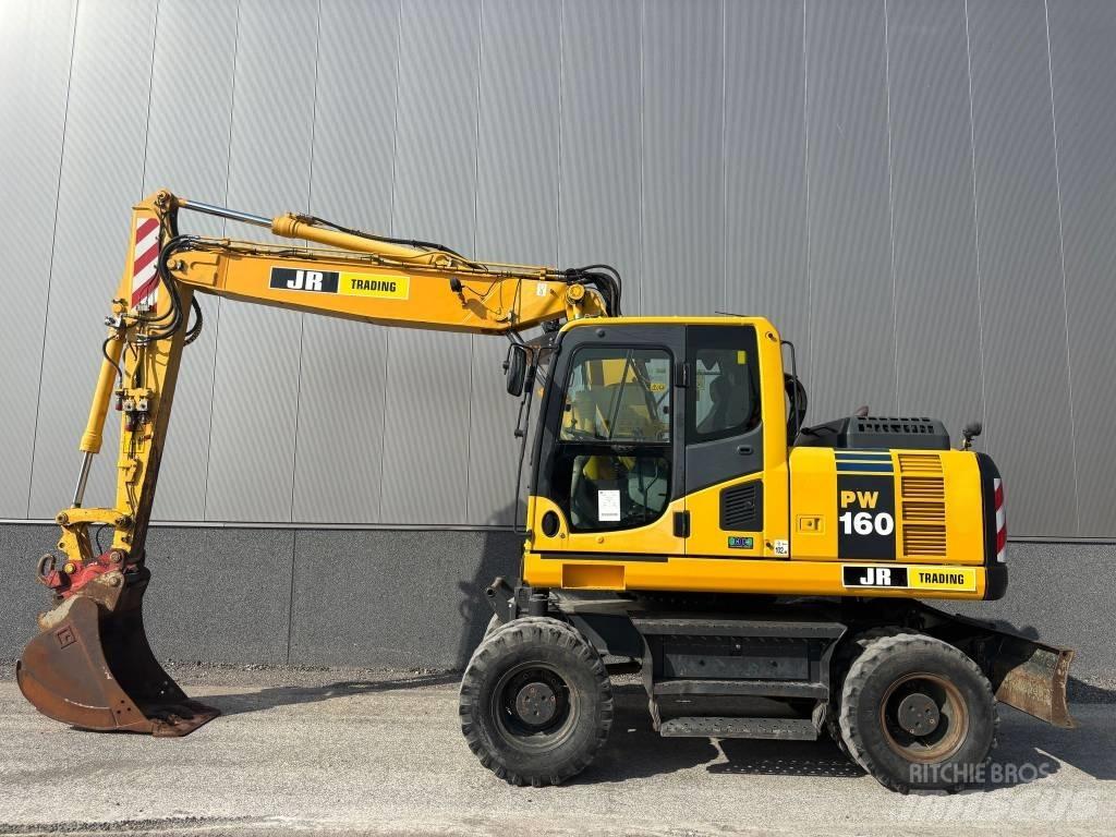 Komatsu PW 160 Excavadoras de ruedas