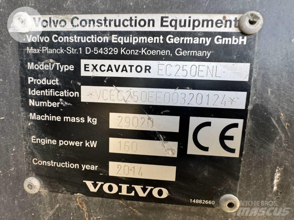 Volvo EC 250 E N L Excavadoras de cadenas