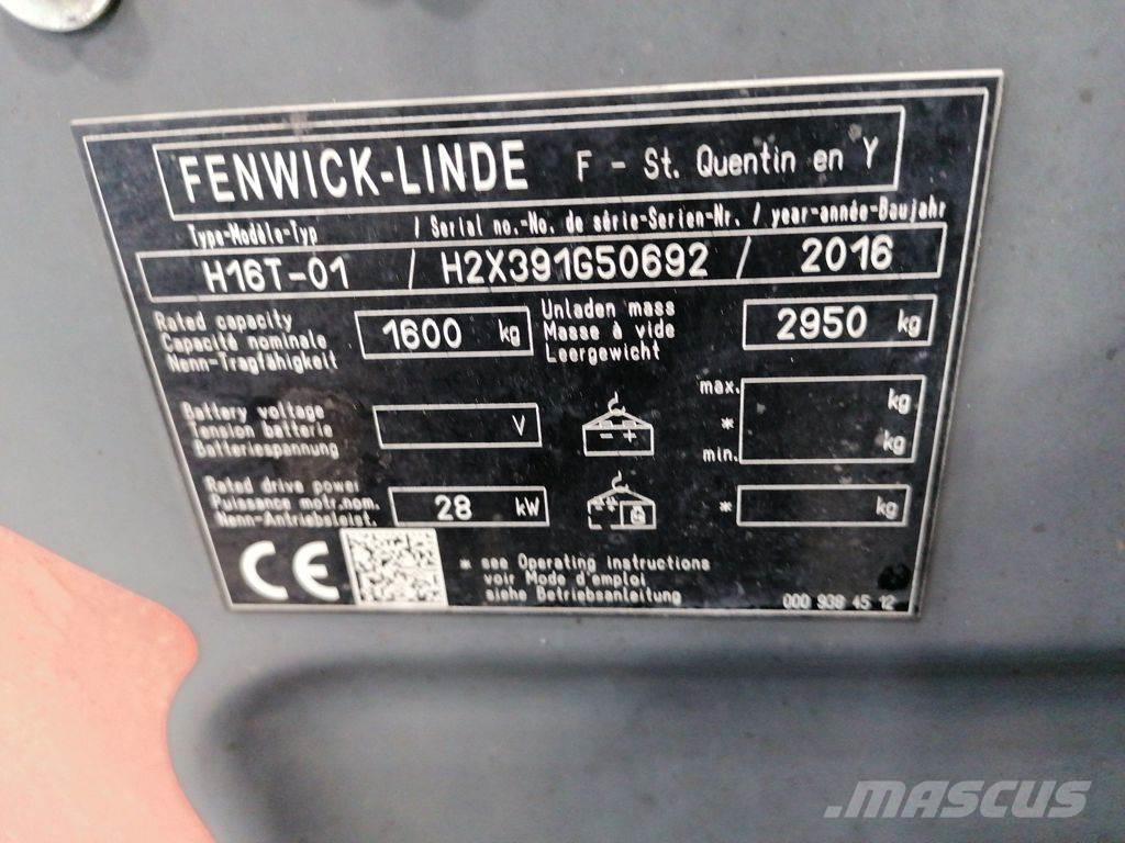 Linde H16T-01 Carretillas LPG