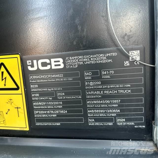 JCB 541-70 Carretillas telescópicas