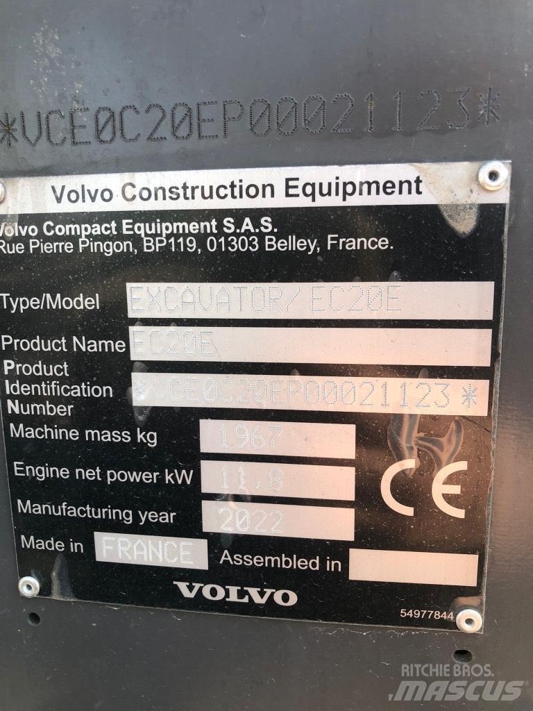 Volvo EC 20 E Mini excavadoras < 7t