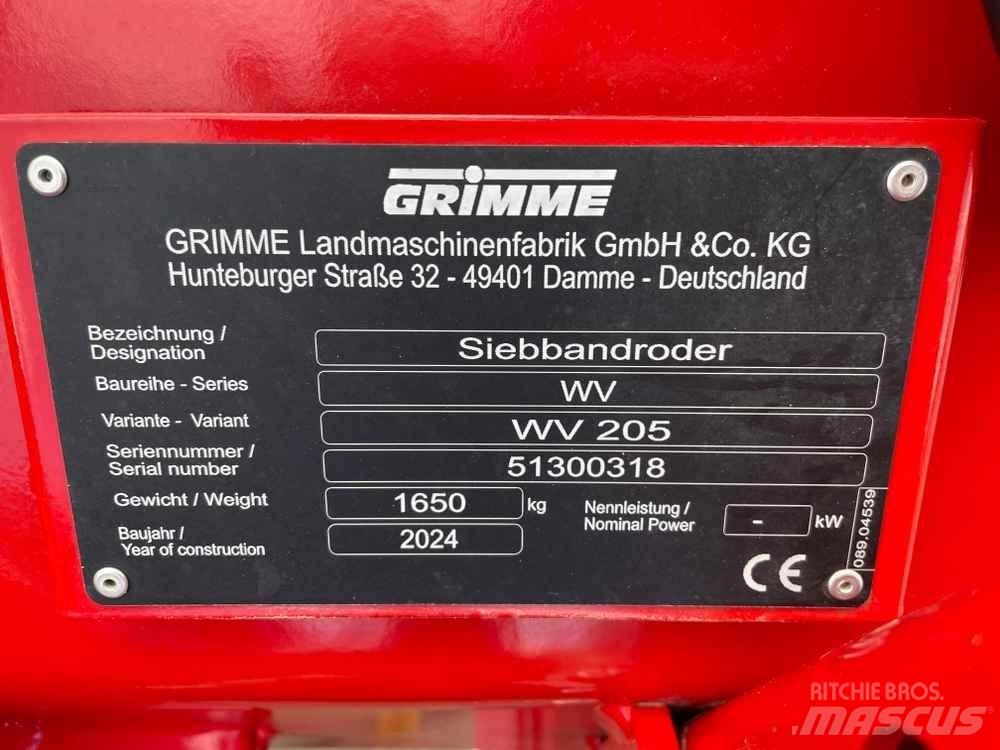 Grimme WV 205 Agricultura - Otros