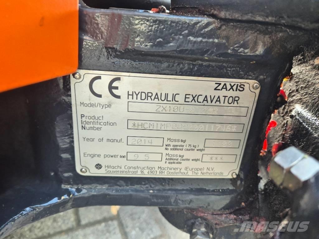 Hitachi ZX 10 U-2 Mini excavadoras < 7t