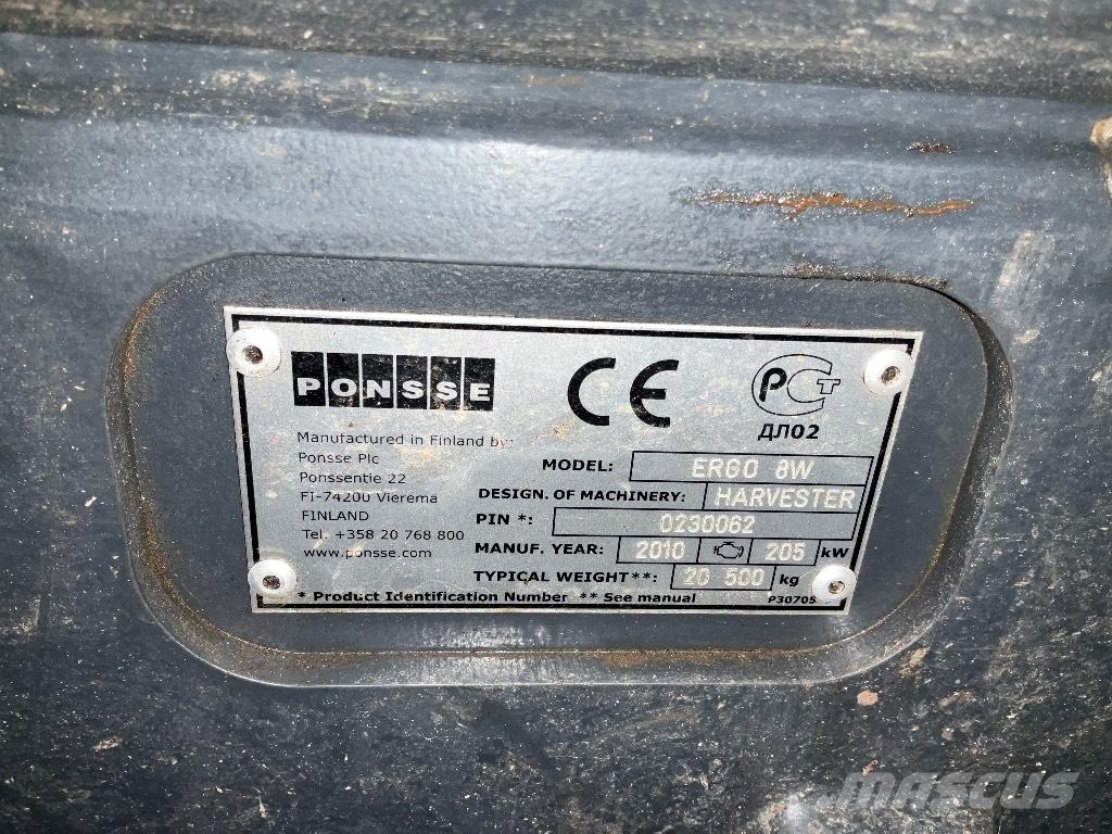 Ponsse ERGO 8W Cosechadoras