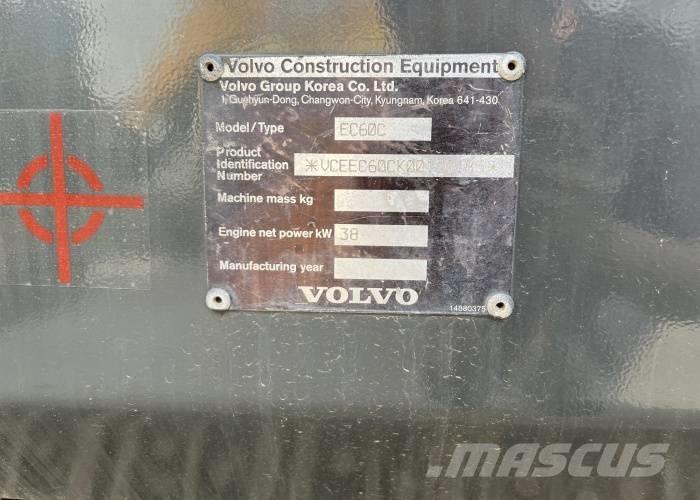 Volvo EC 60 C Mini excavadoras < 7t