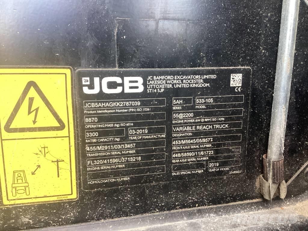 JCB 533-105 Carretillas telescópicas