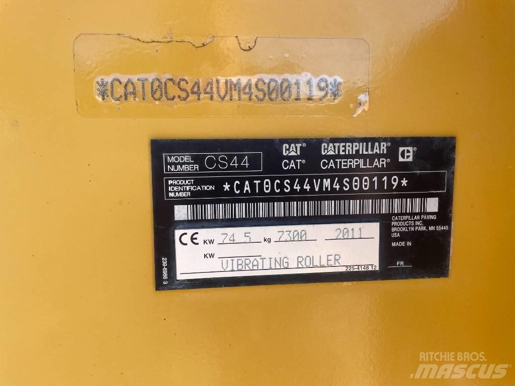 CAT CS44 Rodillos de un solo tambor