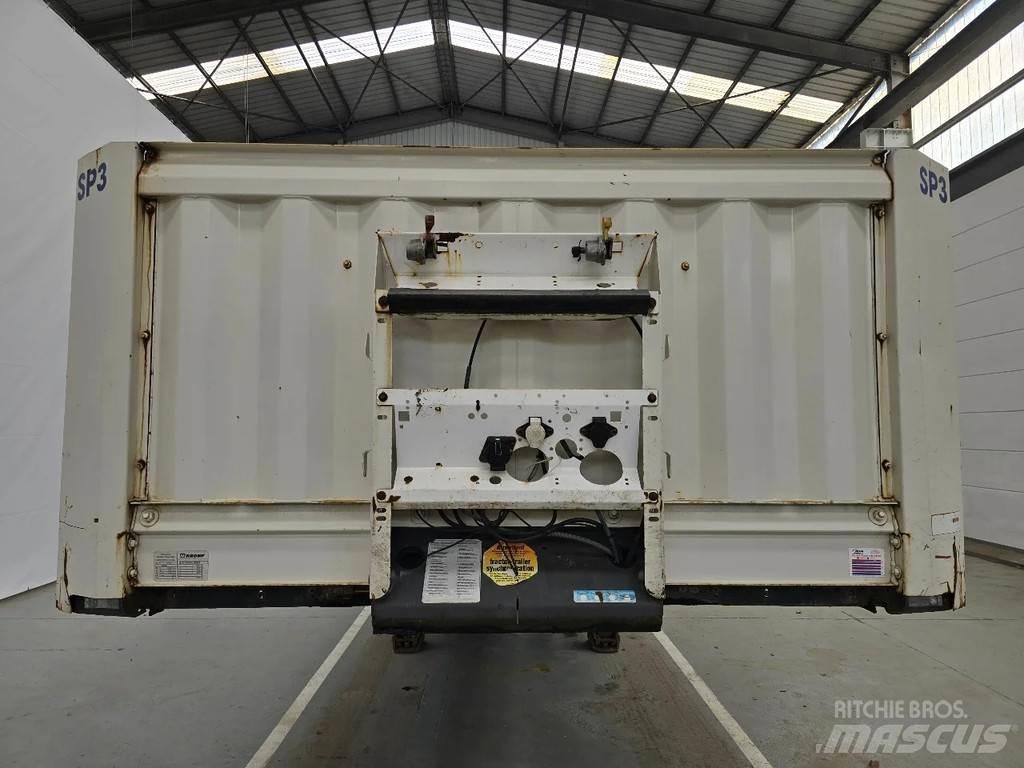 Krone SD 27 Semirremolques de plataformas planas/laterales abatibles