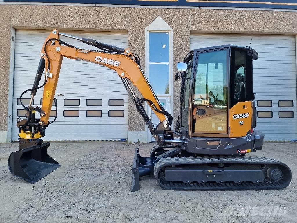 CASE CX 58 D Mini excavadoras < 7t