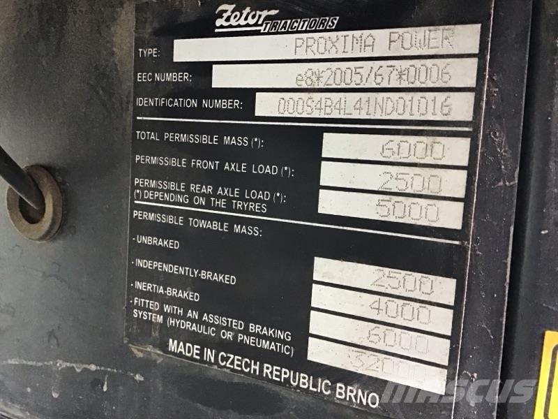 Zetor Proxima 120 Tractores