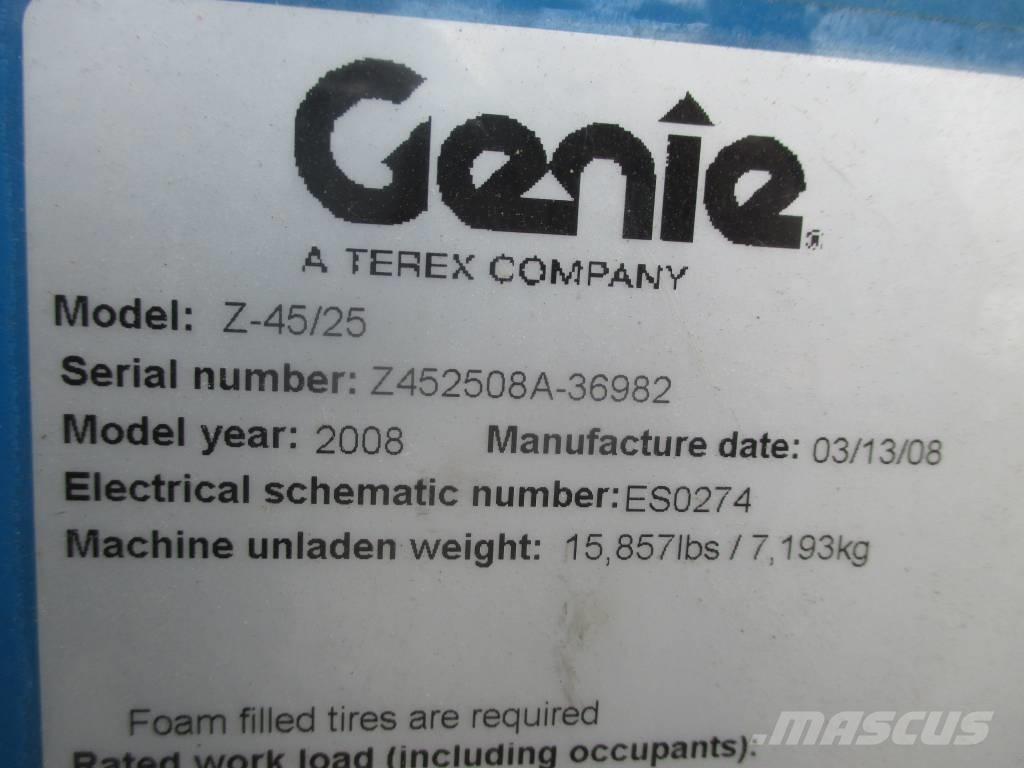 Genie Z 45/25 J DC Plataforma de trabajo articulada