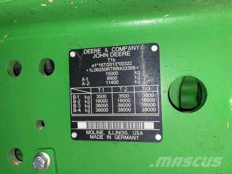 John Deere 6R 250 Tractores