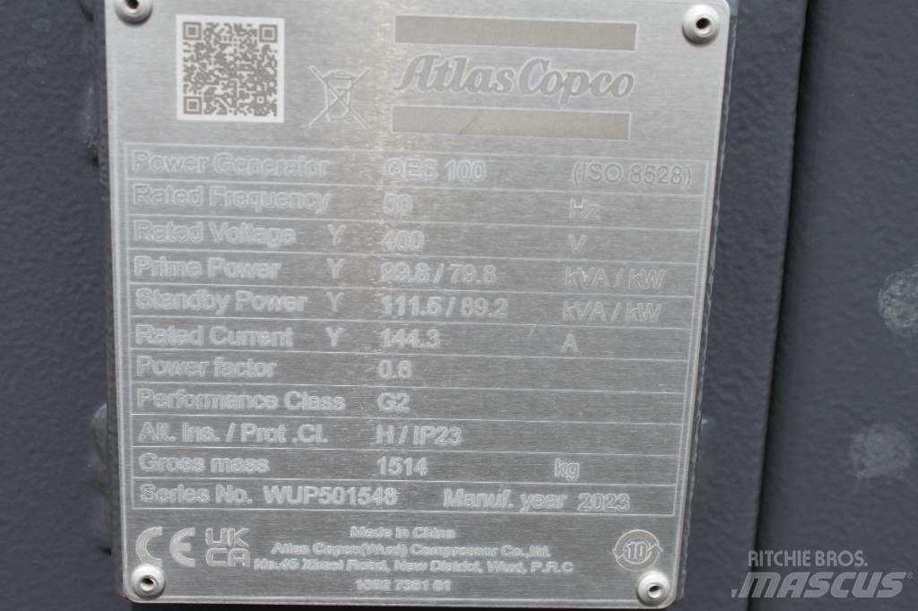 Atlas Copco QES 100 Generadores diesel