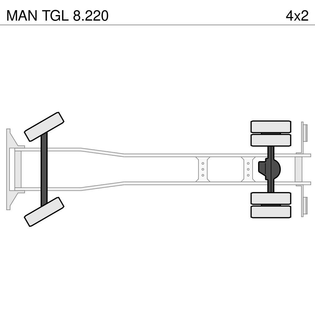 MAN TGL 8.220 Camiones caja cerrada