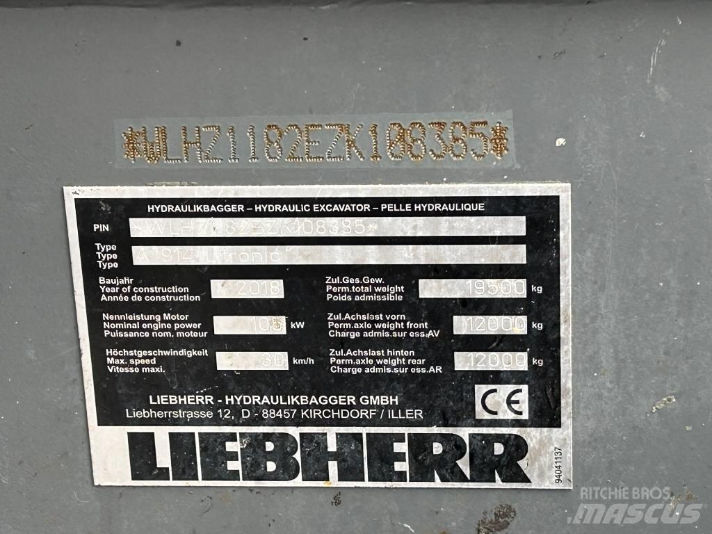 Liebherr A914 / LH18M Almacenaje - Otros