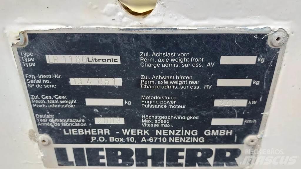Liebherr LR 1160 Grúas de oruga
