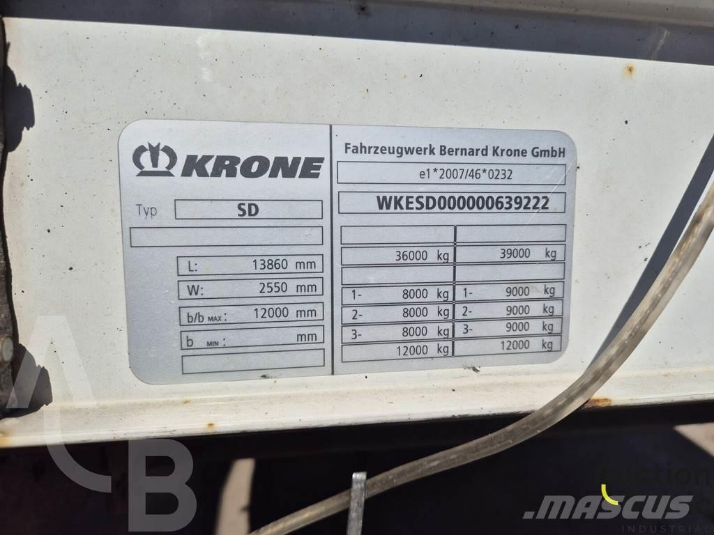 Krone SD Semirremolques con caja de lona
