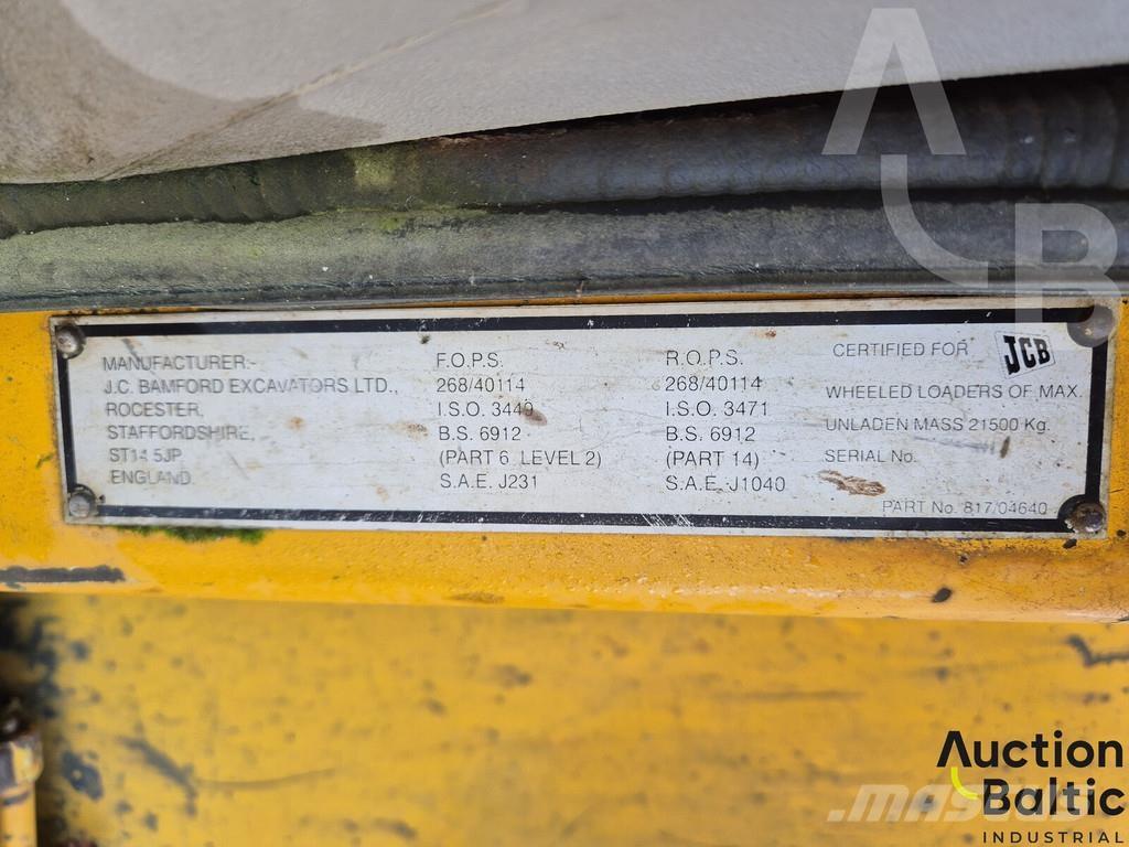 JCB 456 B ZX Cargadoras sobre ruedas