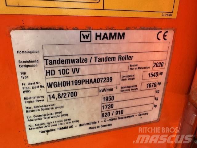 Hamm HD 10 C Rodillos de doble tambor