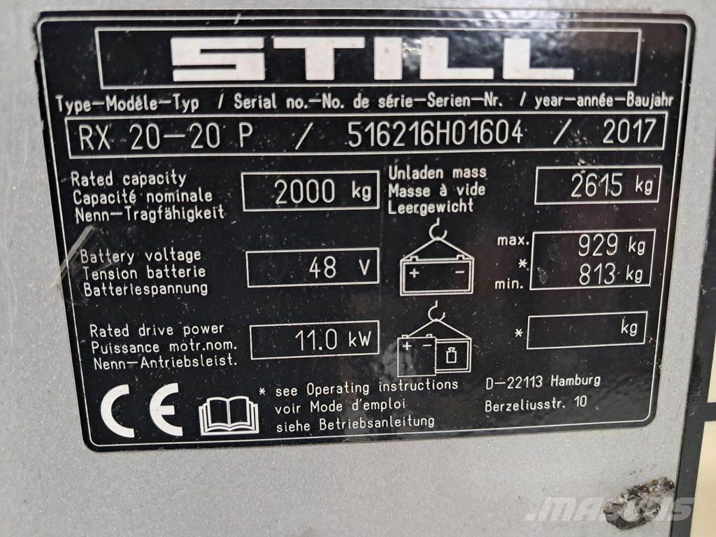 Still RX 20-20 P Carretillas de horquilla eléctrica