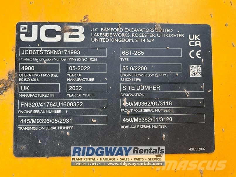 JCB 6 ST Dúmpers de obra
