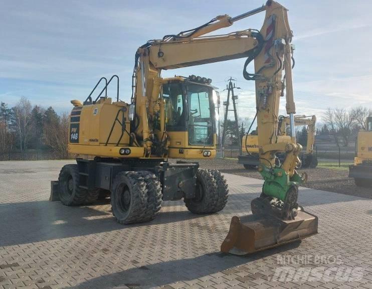 Komatsu PW 148-10 Excavadoras de ruedas