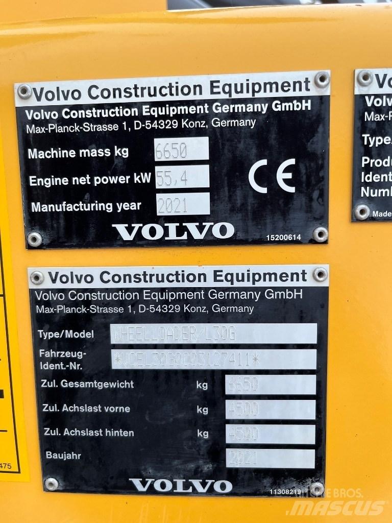 Volvo L 30 G Cargadoras sobre ruedas