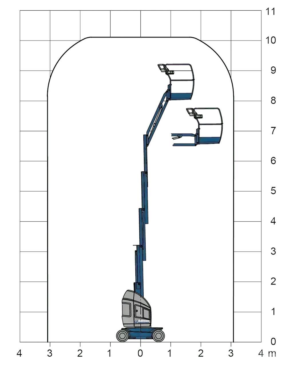 JLG Toucan 10E-L Plataforma de trabajo articulada