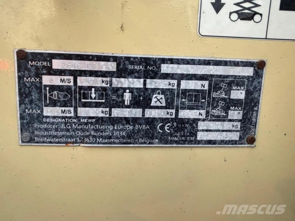 JLG 2646 ES Plataforma de trabajo articulada