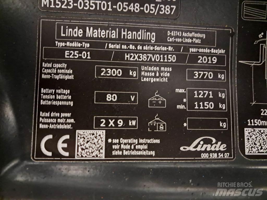 Linde E25-01 Carretillas de horquilla eléctrica