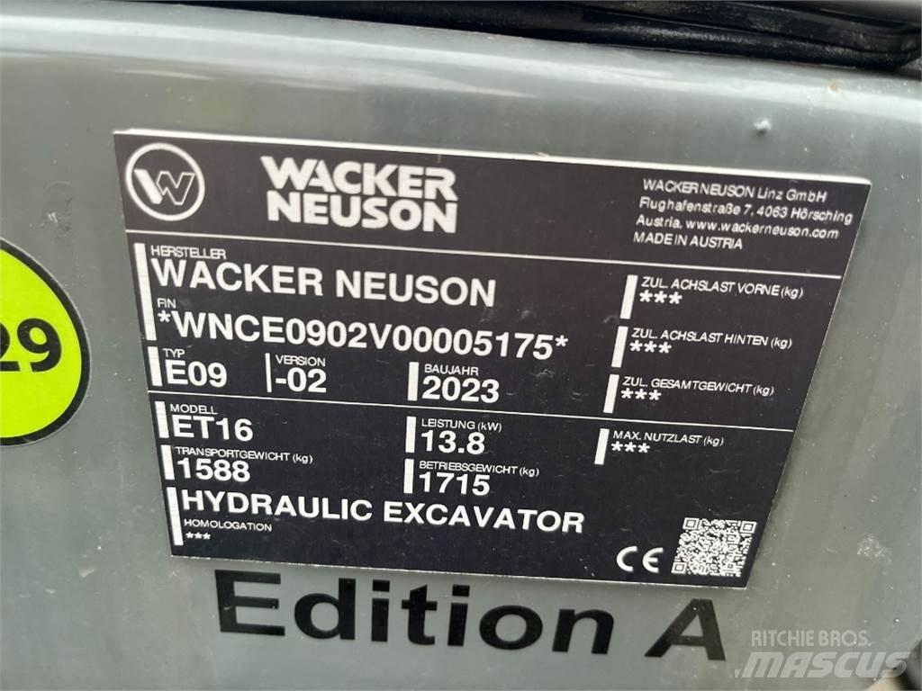 Wacker ET 16 Mini excavadoras < 7t