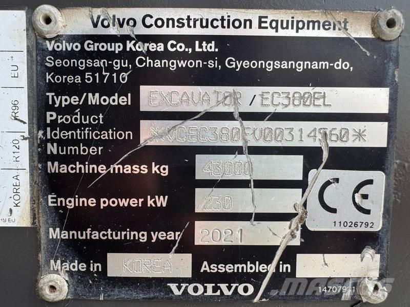 Volvo EC 380 EL Excavadoras de cadenas