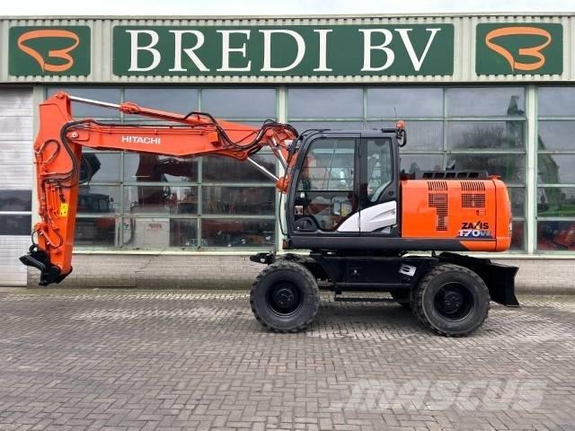 Hitachi ZX 170 W-6 Excavadoras de ruedas