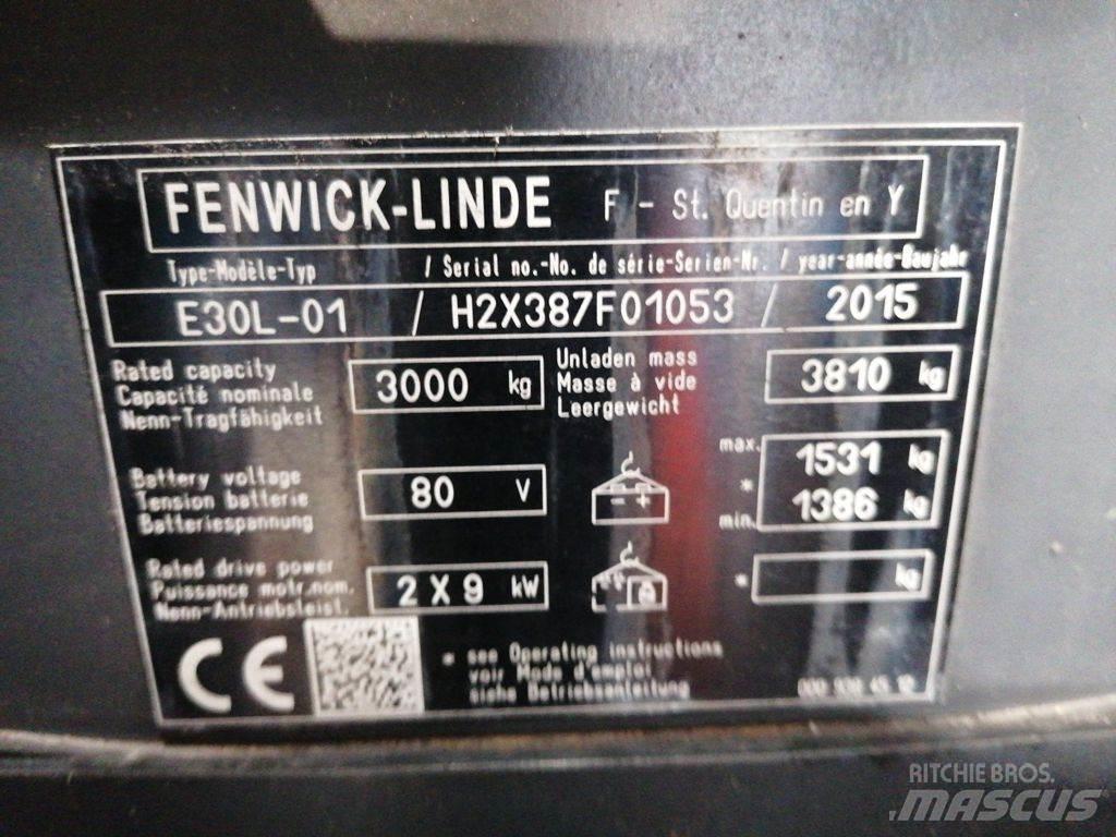 Linde E30L-01 Carretillas de horquilla eléctrica