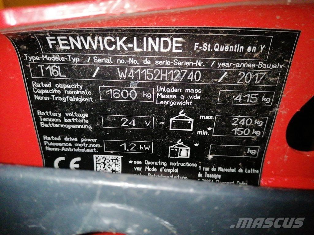 Linde T16L Transpaletas Electricas