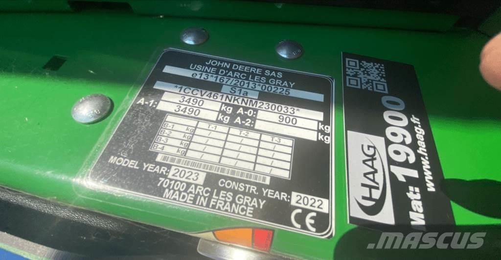 John Deere V461M Rotoempacadoras