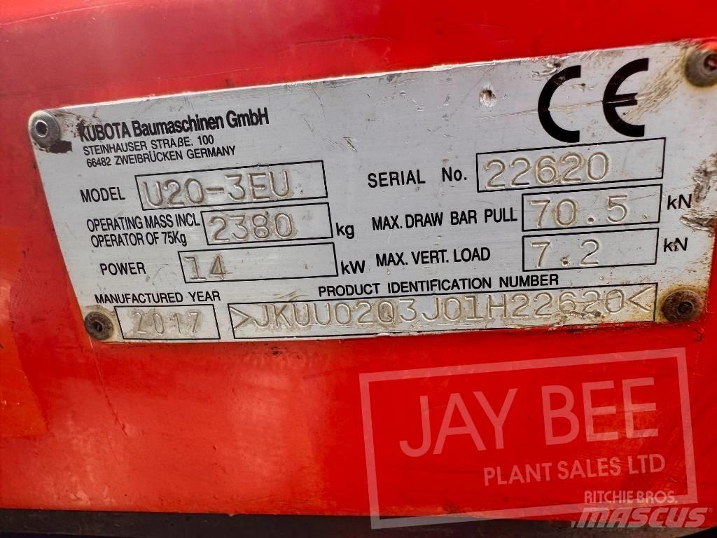 Kubota U 20-3 Mini excavadoras < 7t
