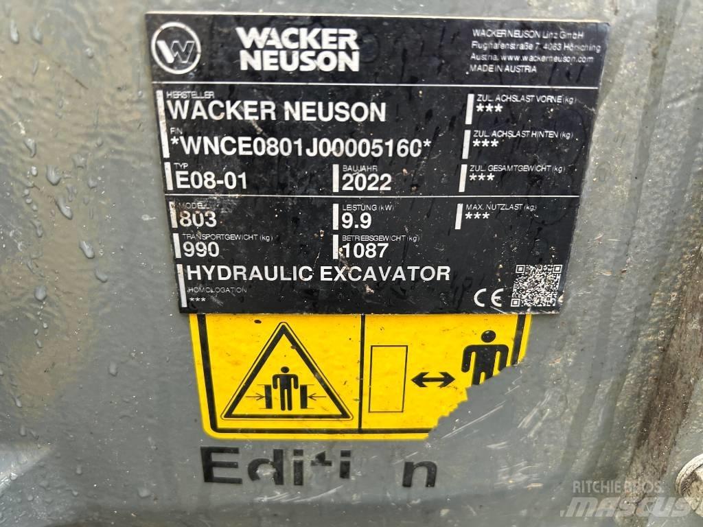 Wacker Neuson 803 Excavadoras de cadenas