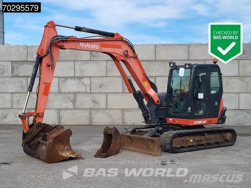 Kubota KX080-4a Mini excavadoras < 7t