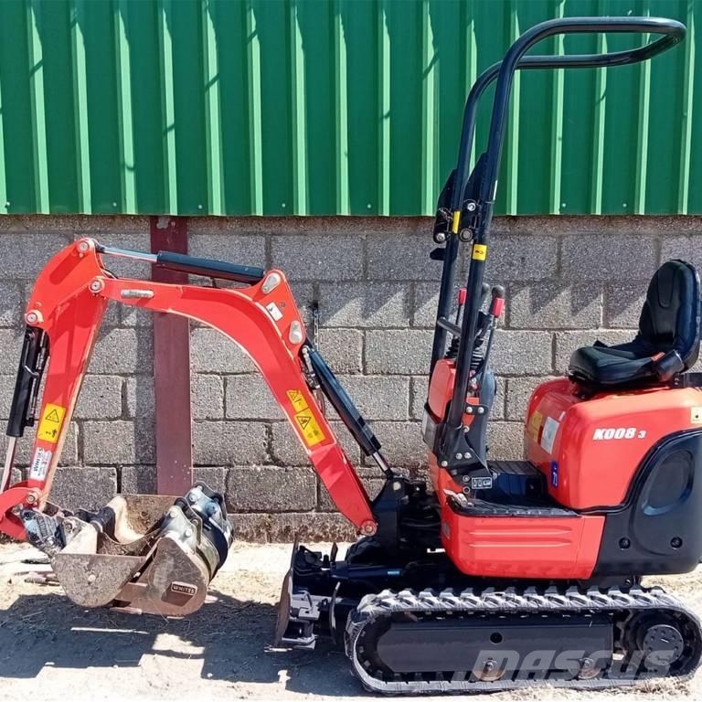 Kubota K 008-3 Mini excavadoras < 7t