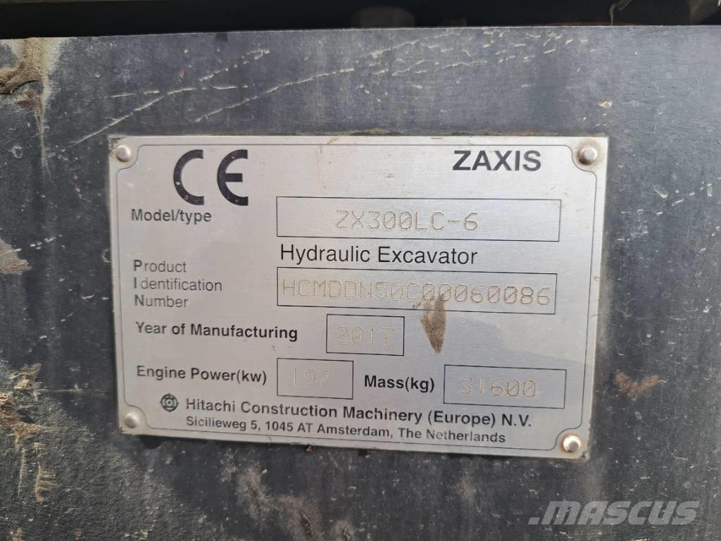 Hitachi ZX 300 LC-6 Excavadoras de cadenas