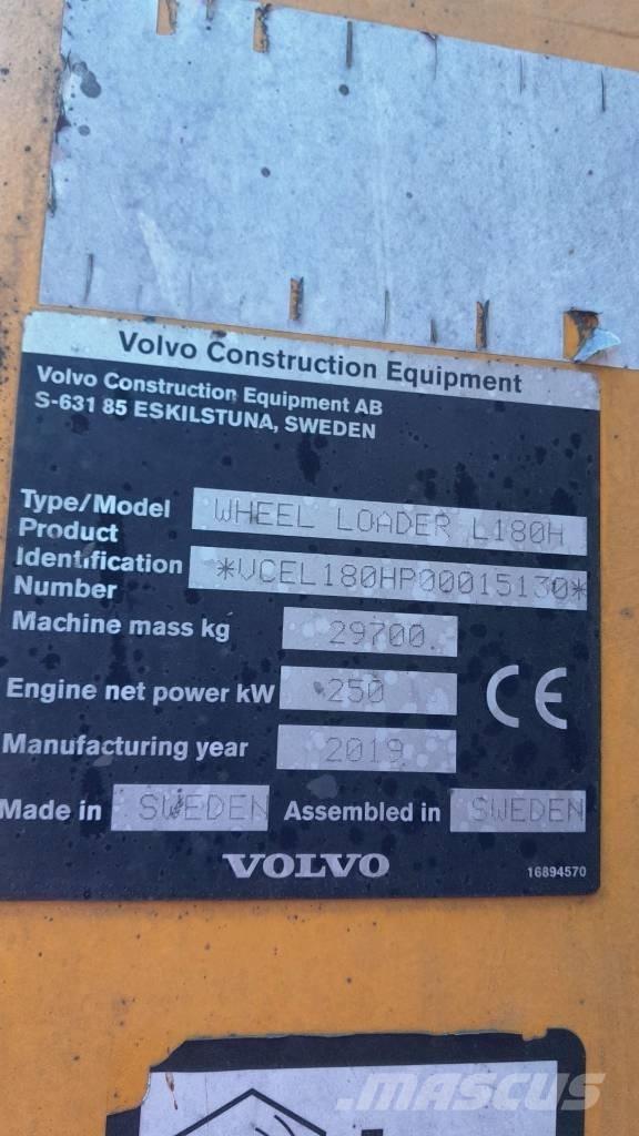 Volvo L 180 H Cargadoras sobre ruedas