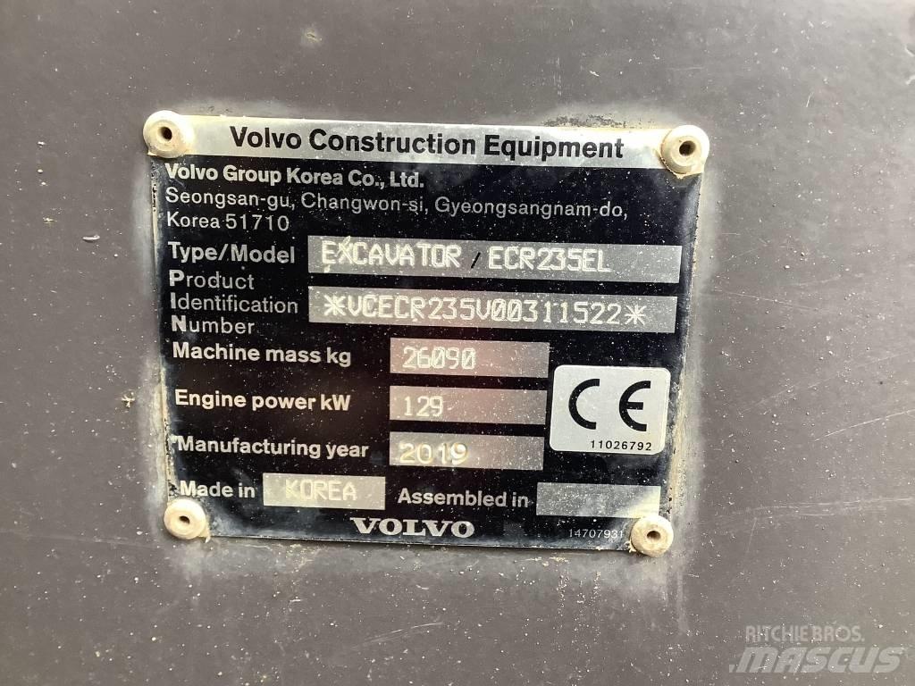Volvo ECR 235 EL Excavadoras de cadenas