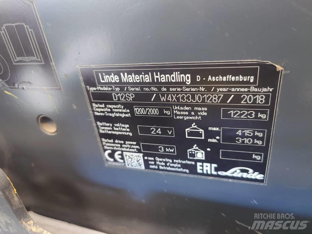 Linde D 12 Apiladores eléctricos autopropulsados