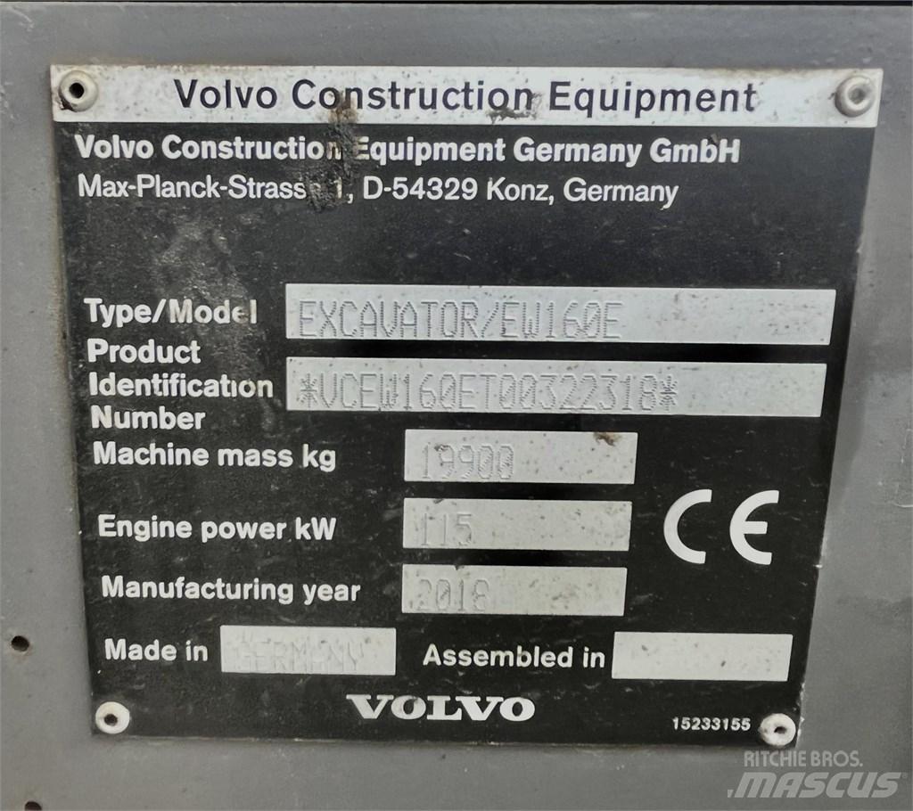 Volvo EW 160 E Excavadoras de ruedas