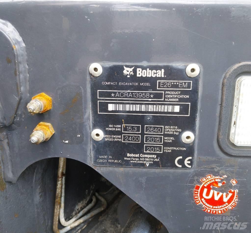 Bobcat E 26 Mini excavadoras < 7t